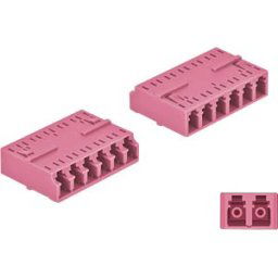 DELOCK 87928 - FO coupling LC / LC Hexaplex, violet