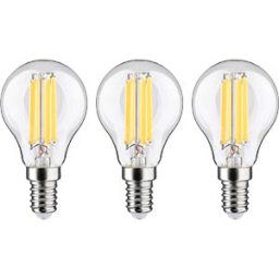 PAULMANN PLM 29200 - LED filament bulb E14, 2.5 W, 525 lm, 3000 K, pack of 3