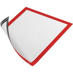 DURABLE 486903 - Infoframe, A4, magnetic, red, 5 pieces