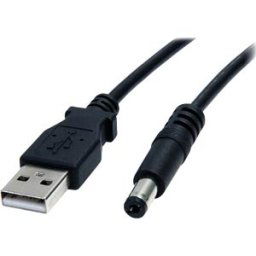 STARTECH.COM ST USB2TYPEM2M - USB converter, A connector to 1x DC power plug, 2 m