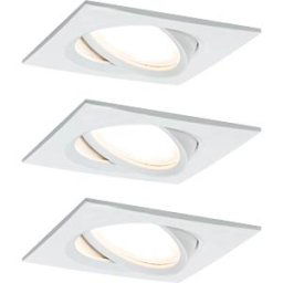 PAULMANN PLM 93678 - Nova Plus Coin flush mounted fixture, 3x 6 W, 2700 K, 50°, squar