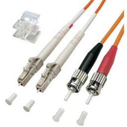 FREI LWL 4XLC/ST50-5 - Duplex adapter cable, LC/ST, 5 m