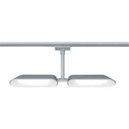PAULMANN PLM 95469 - URail LED rail spotlight Dipper, 2x650 lm, 2x8 W, 2700 K, chrome