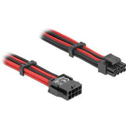 DELOCK 80974 - Power 8 pin EPS plug > 4 + 4 pin EPS socket cable, 30 cm