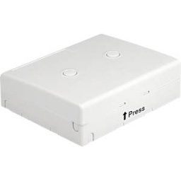 DELOCK 86843 - FO wall mount outlet, 4 x SC simplex / LC duplex