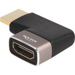 DELOCK 60084 - HDMI adapter male to female 90° right 8K 60 Hz
