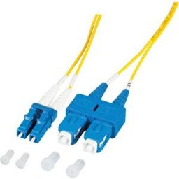 EFB-ELEKTRONIK EFB O0360.5-1.2 - duplex jumper LC-SC, 9/125µ, OS2, yellow, 5m