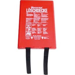 NOFIRE NOF 120X120 B - Fire blanket, 120x120 cm, hardbox