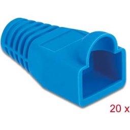 DELOCK 86728 - Strain relief for RJ45, blue, 20 pieces