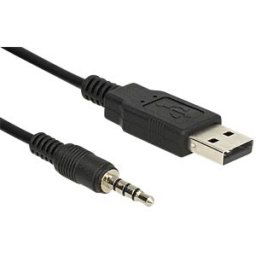 DELOCK 83778 - Cable USB TTL male > 3.5 mm 4 pin stereo jack male 1.8 m (5 V)