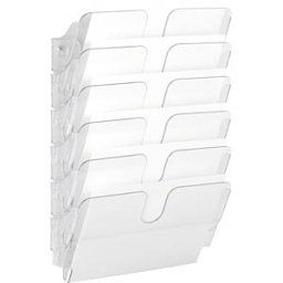 DURABLE DURAB 1700014401 - Wall-mounted literature holder, A4, landscape, transparent