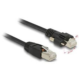 DELOCK 85672 - Patchcable with screws Cat.6 S/FTP 10 m