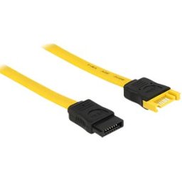 DELOCK 83949 - Extension SATA 6 Gb/s ma. > SATA fema. 20 cm yellow