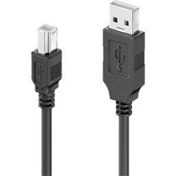 SONERO SON-XU2000-020 - USB 2.0 cable, USB-A to USB-B, 2 m, black