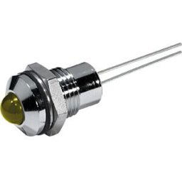CML TECHNOLOGIES 19060002 - LED signal light, yellow flashing, 3.5-13 VDC, Ø8 mm, 32 mcd