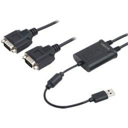 LOGILINK AU0031 - USB 2.0 to 2x serial adapter, RS232
