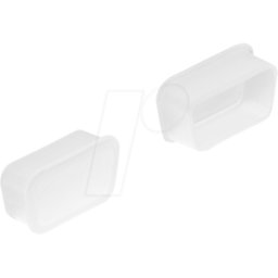 DELOCK 67121 - Dust cover for D-Sub 9 / D-Sub 15 VGA female 2 pieces transparen