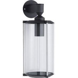 PAULMANN PLM 94282 - Wall lamp, short suspension, clear glass/grey, IP44
