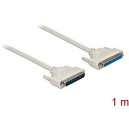 DELOCK 86882 - Serial cable, D-Sub 37, plug/socket, 1 m