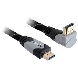 DELOCK 83077 - High-speed HDMI cable, angled upwards, 5 m