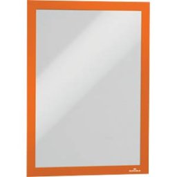 DURABLE 487209 - Infoframe, A4, self-adhesive, folding, orange, 2 pieces