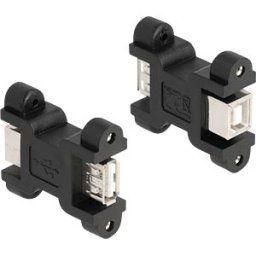 DELOCK 66076 - USB 2.0 A port to B port, screw connection