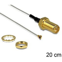 DELOCK 88815 - HF RP-SMA jack/mount > MHF IV/HSC MXHP32
