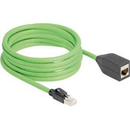 DELOCK 80882 - Cat.6a extension cable, SF/UTP, 5 m, green