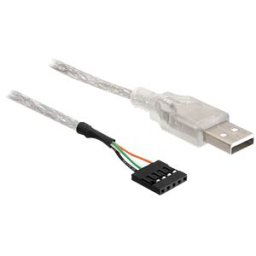 DELOCK 83078 - Cable USB pin header > USB A plug, 70 cm