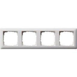 GIRA55 RA4 RWM - Frame, Pure White Semi-Glossy, 4-Way