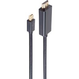 SHIVERPEAKS SHVP BS10-53035 - Mini display port 1.2 <HDMI plug 4K, black 2m