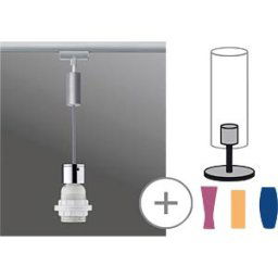 PAULMANN PLM 95436 - URail pendant light 2Easy, E27, max. 20 W, dimmable, chrome/chro