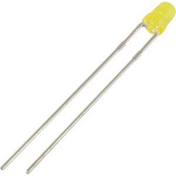 KINGBRIGHT LED BL 5MM GE - Flashing LED, 5 mm, wired, 2-pin, yellow, 20 mcd, 60°