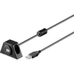 GOOBAY 93351 - USB 2.0 extension cable with mounting bracket 2.0 m