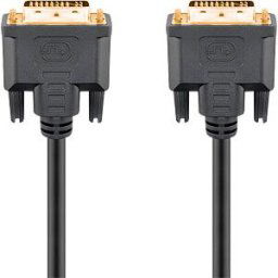 GOOBAY 69203 - DVI monitor cable DVI-I 24+5 connector, Dual Link, 2.0 m