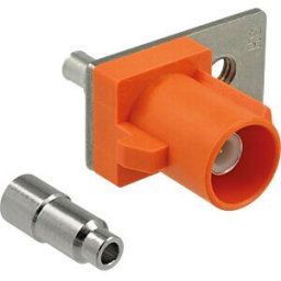 DELOCK 89814 - FAKRA M plug spring pin for soldering 1 prepunched hole