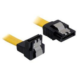 DELOCK 82814 - Cable SATA 6 GB/s GE/un 70 cm yellow metal