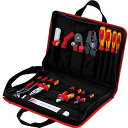 KNIPEX KN 00 21 11 - Tool set, tool case, Kompakt Elektro, 14 pieces
