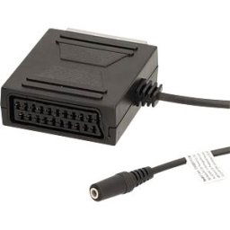 NEDIS N CVGB31930BK02 - SCART cable, SCART connector SCART port, 0.20 m, round