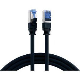 EFB-ELEKTRONIK EFB K5525FSW.2 - Cat. 6A S/FTP patch cable, Super Flex, 2 m, black