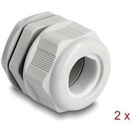 DELOCK 60476 - EX Cable Gland M32 grey 2 pieces