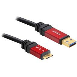 DELOCK 82760 - Delock USB 3.0 A > micro-B plug/plug 1 m premium cable