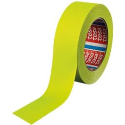 TESA 4671GE-25 - Highlight fabric tape, neon yellow, 25 mm