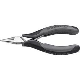 KNIPEX KN 35 22 115 ESD - Electronics gripping pliers 115 mm, flat-round jaws