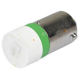 SIGNAL CONSTRUCT MWCB 22729 - Reflector LED, BA9s, green, 12 V, 470 mcd, Ø9.7 mm, 160°