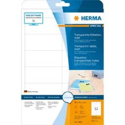 HERMA 4682 - SPECIAL A4 film labels, transparent