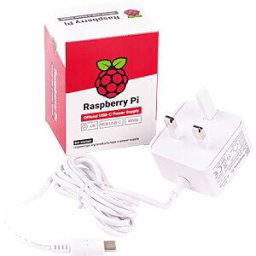 RPI PS 15W WT UK - Raspberry Pi - Power supply, 5.1 V, 3.0 A, USB Type-C, UK plug,