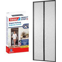 TESA 55384 - tesa® insect screen magnetic curtain 0.9 m x 2.1 m, anthracite