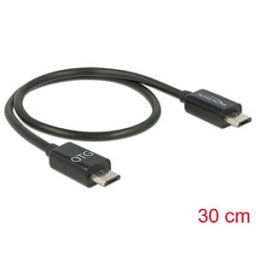DELOCK 83570 - Micro USB-B plug > Micro USB-B plug OTG
