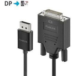 PURELINK PURE IS2011-020 - DisplayPort 1.1 plug to DVI 24+1 plug, WUXGA, 2.0 m